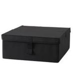 Ikea zwarte Lycksele 1 persoons storagebox, Zwart, Ophalen of Verzenden, Zo goed als nieuw, Overige maten