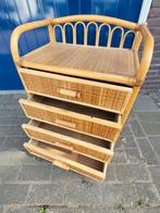 Rotan lade kastje nachtkastje badkamerkastje, Ophalen, Minder dan 50 cm, Gebruikt, 1 of 2 laden