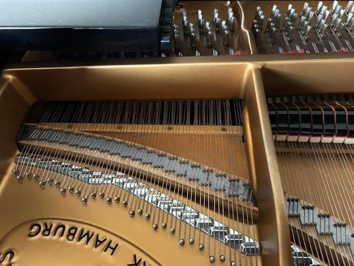 steinway & sons B 211 uitmuntende staat getaxeerd, Muziek en Instrumenten, Piano's, Zo goed als nieuw, Vleugel, Zwart, Hoogglans
