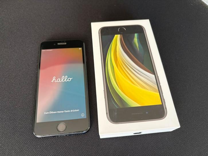 iPhone SE 2020 128 GB black, Telecommunicatie, Mobiele telefoons | Apple iPhone, Gebruikt, 128 GB, Zonder abonnement, iPhone SE (2020)