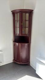 Vitrine hoekkast, Huis en Inrichting, Kasten | Vitrinekasten, Ophalen, Klassiek, 50 tot 100 cm, 150 tot 200 cm