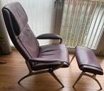 Stressless relax stoel, Huis en Inrichting, Fauteuils, Ophalen, Gebruikt, 50 tot 75 cm, Leer