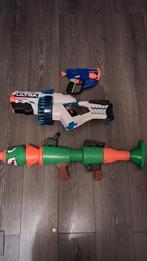 Nerf guns bazooka tommy gun en pistool, Kinderen en Baby's, Speelgoed | Buiten | Actiespeelgoed, Ophalen of Verzenden, Zo goed als nieuw