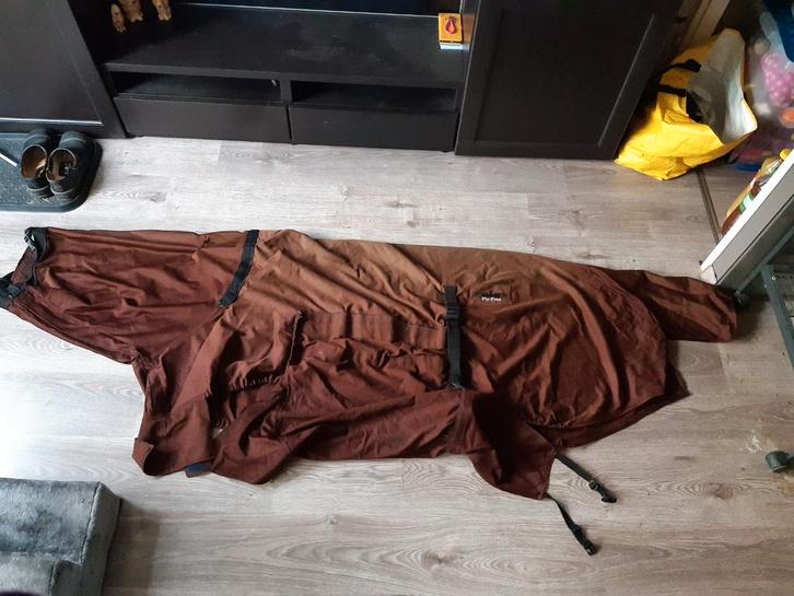 Zomer eczeemdeken pony 2 stuks Fly Free 120/160 sweet itch, Dieren en Toebehoren, Paarden en Pony's | Dekens en Dekjes, Ophalen of Verzenden