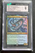 Koma, Cosmos Serpent Foil MTG Kaldheim CGC 9 MINT, Verzenden, Zo goed als nieuw, Losse kaart, Foil