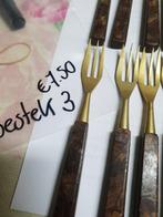 Bestek nr. 3, 14x vorkje met kunststof handvat, Ophalen of Verzenden
