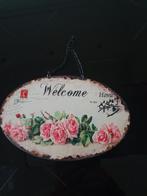 metalen welkom bord , welkom, Ophalen of Verzenden, Atw, Atw, Nieuw
