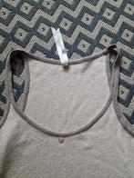 Ibiza Maxi Jurk Gebreid Beige S/M, Maat 38/40 (M), Beige, Ophalen of Verzenden, Zo goed als nieuw