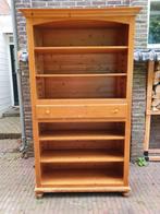 Grenen boekenkast met lade - massief hout, Ophalen, Gebruikt, 100 tot 150 cm, 150 tot 200 cm