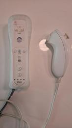 Uit m'n collectie: Witte Wii controller + Motion Plus en Nun, Ophalen of Verzenden, Zo goed als nieuw, Draadloos, Wii-mote of Nunchuck