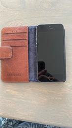 Iphone 5S 16 Gb zwart leeen hoes, Ophalen, Gebruikt, 16 GB, Zwart