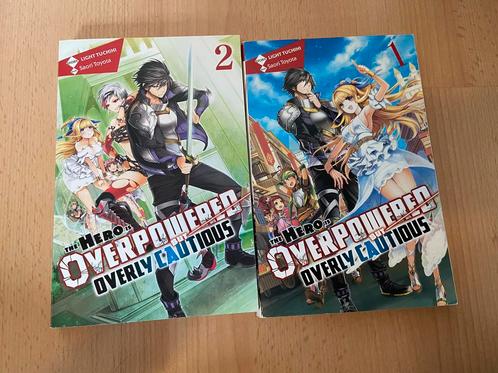 The Hero is Overpowered but Overly Cautious LN Manga 1-2!, Boeken, Strips | Comics, Zo goed als nieuw, Eén comic, Japan (Manga)