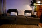 Riviera Maison 2,5 zits bank Fulton Sofa grijs velours., Ophalen, Zo goed als nieuw, Stof
