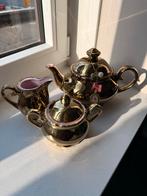 Little Diva Thee Servies - Gouden accenten, Huis en Inrichting, Keuken | Servies, Gebruikt, Keramiek, Ophalen of Verzenden, Overige stijlen