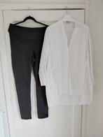 2delig Malene Birger blouse & bijpassende legging XL NW350,-, Kleding | Dames, Verzenden, Maat 42/44 (L), Zo goed als nieuw, By Malene Birger