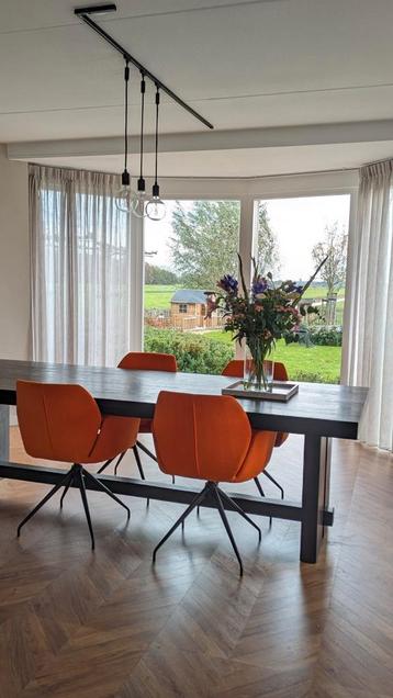 Mobitec moods design stoelen - draaibaar - oranje  beschikbaar voor biedingen