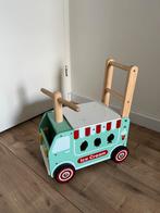 Houten Ijscowagen Loopwagen, Ophalen, Gebruikt, Duw- of Trekspeelgoed