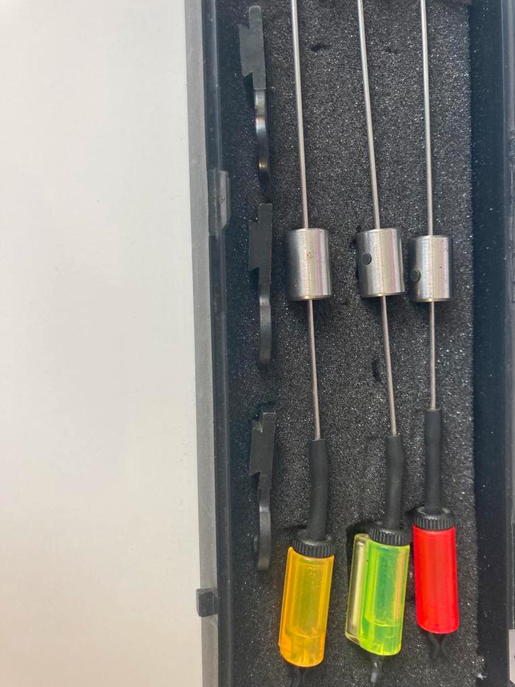 Te koop fox  swing/spring presentatie set, Watersport en Boten, Hengelsport | Karpervissen, Gebruikt, Ophalen of Verzenden