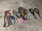 Diverse tennis/ badminton rackets, Sport en Fitness, Tennis, Racket, Gebruikt, Prince, Ophalen