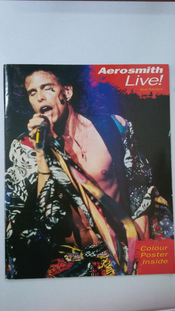 Aerosmith Live Mark Putterford boek foto boek, Verzamelen, Muziek, Artiesten en Beroemdheden, Gebruikt, Boek, Tijdschrift of Artikel