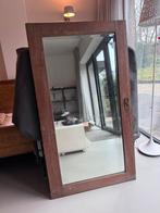 Spiegel brocante | oude kast deur, Huis en Inrichting, Ophalen, Minder dan 50 cm, Gebruikt, Minder dan 100 cm