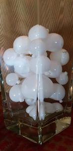 Witte plastic kerstballen voor decoratie in vaas of schaal, Diversen, Kerst, Ophalen, Zo goed als nieuw