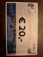 Kortingsbon/ voucher hotel  giftcard, Twee personen, Kortingsbon