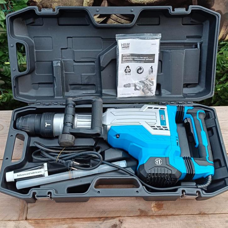 HBM 1700W Sloophamer / Breekhamer SDS-MAX, Doe-het-zelf en Verbouw, Gereedschap | Handgereedschap, Zo goed als nieuw, Ophalen of Verzenden