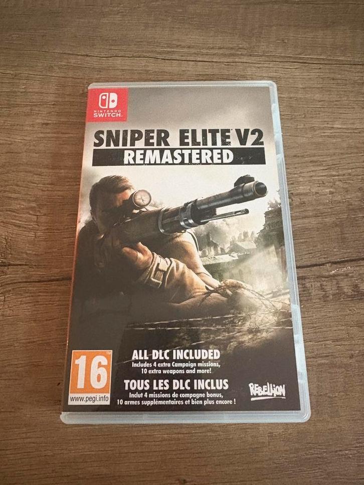 Sniper Elite V2 Remastered, Spelcomputers en Games, Games | Nintendo Switch, Zo goed als nieuw, Avontuur en Actie, 1 speler, Vanaf 18 jaar