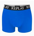 Partij ondergoed 2-pack Replay boxershorts blauw en zwart, NHP International, Blauw, Sales@nhp-international.com, Lange voren 21A