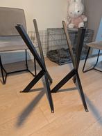 Tafelpoten staal, Huis en Inrichting, Tafelonderdelen, Ophalen, Tafelpoot, Minder dan 50 cm, Gebruikt