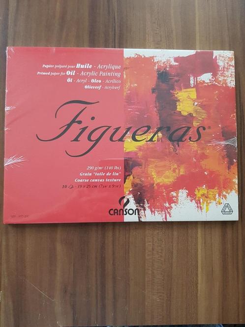 Figueras Canson papier voor acryl en olieverf, Hobby en Vrije tijd, Schilderen, Nieuw, Ophalen of Verzenden