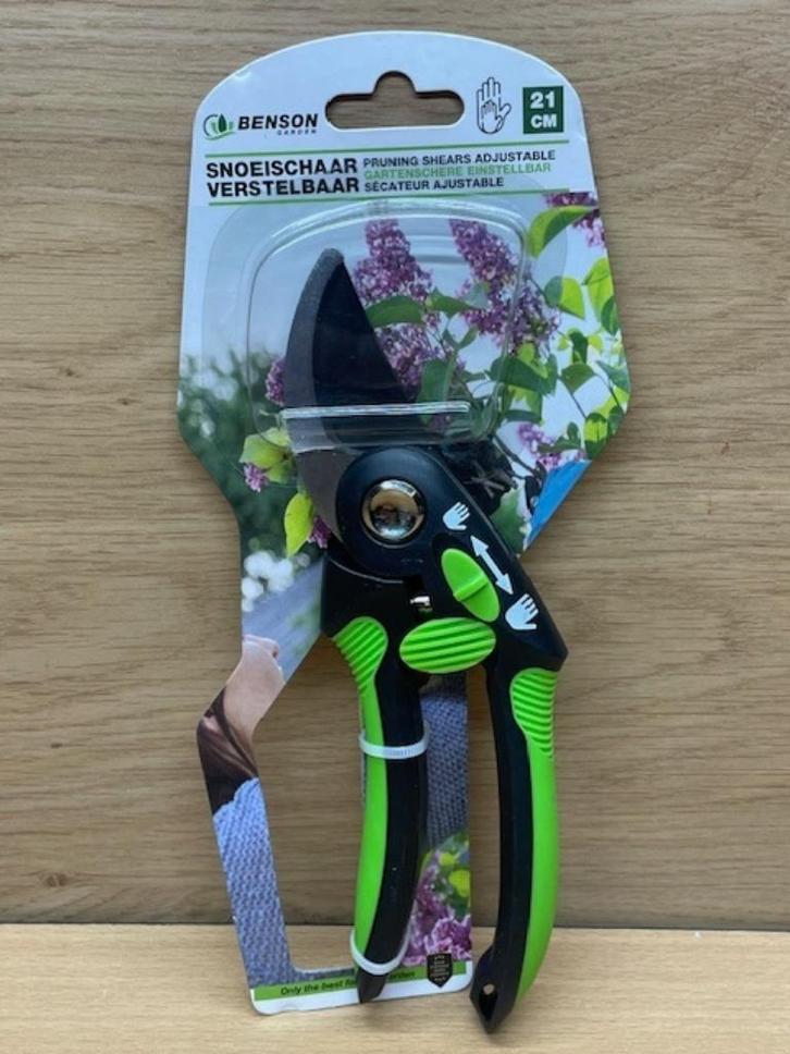 Snoeischaar verstelbare heftgrote 21cm., Tuin en Terras, Snoeischaren, Nieuw, Minder dan 20 mm, Ophalen of Verzenden