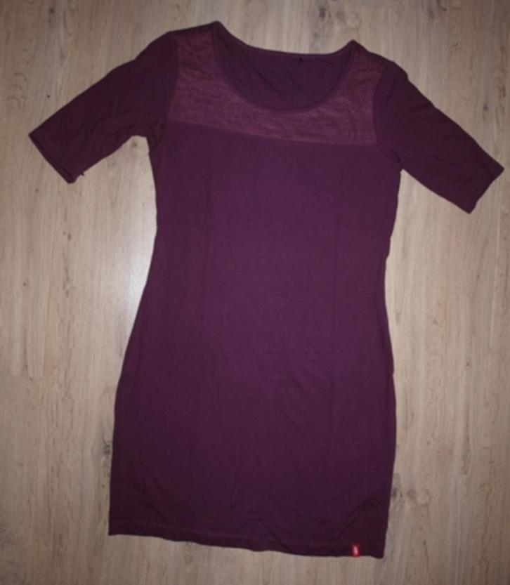 Paarse Jurk EDC by Esprit (38), Kleding | Dames, Jurken, Gedragen, Maat 38/40 (M), Paars, Knielengte, Ophalen of Verzenden