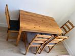 Ikea Jokkmokk eettafel met 4 stoelen, Huis en Inrichting, Tafels | Eettafels, 100 tot 150 cm, Gebruikt, Rechthoekig, Vier personen