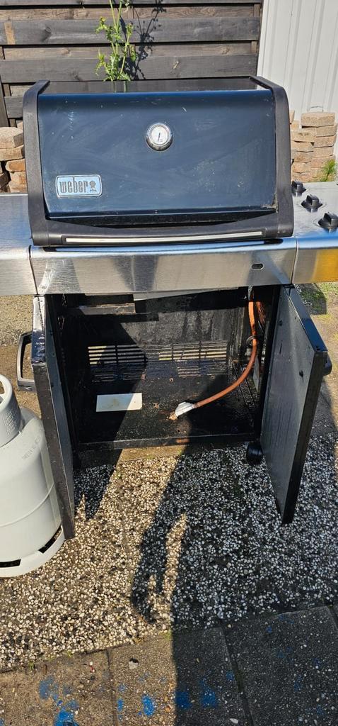 Gas bbq weber Sprite primuim incl gasfles, Tuin en Terras, Buitenkeukens, Gebruikt, Gas, Vrijstaand, Ophalen