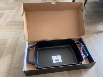 Staub Ovenschaal 30x20cm, Bleu Intense, Keramiek, Nieuwstaat beschikbaar voor biedingen