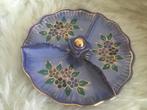 Vintage Bonbonschaal met Bloemmotief, Flora Gouda., Ophalen of Verzenden