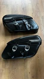 2 Leren touring tassen/koffers, Ophalen of Verzenden, Gebruikt