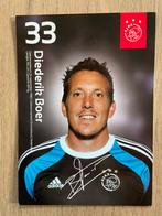 Fotokaart Diederik Boer (Ajax, PEC Zwolle)., Ophalen of Verzenden, Nieuw, Ajax, Spelerskaart