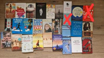 Diverse romans en autobiografieën beschikbaar voor biedingen