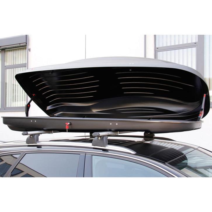 TE HUUR! Zwarte Dak Koffer - 460l (Nieuw), Auto diversen, Dakkoffers, Nieuw, Ophalen