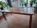 Robuuste eettafel van oude deuren - 220x100, Ophalen, Gebruikt, 200 cm of meer, 50 tot 100 cm