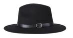 Zwarte fedora hoed (heren dames jazz casual mode), Verzenden, Nieuw, Hoed