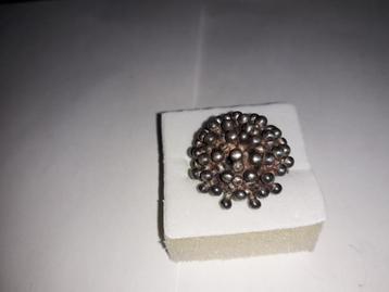 VINTAGE ZWARE HOLLANDSE ZILVEREN RING in PERFECTE STAAT    beschikbaar voor biedingen