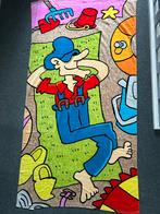 Opa strandlaken 90x170 van t weekblad De Boerderij, Ophalen, Nieuw, Overige kleuren, Handdoek