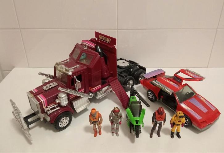 Retro vintage M.A.S.K speelgoed, Verzamelen, Retro, Huis en Inrichting, Ophalen