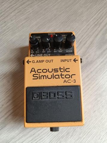 Boss Acoustic Simulator AC-3 beschikbaar voor biedingen