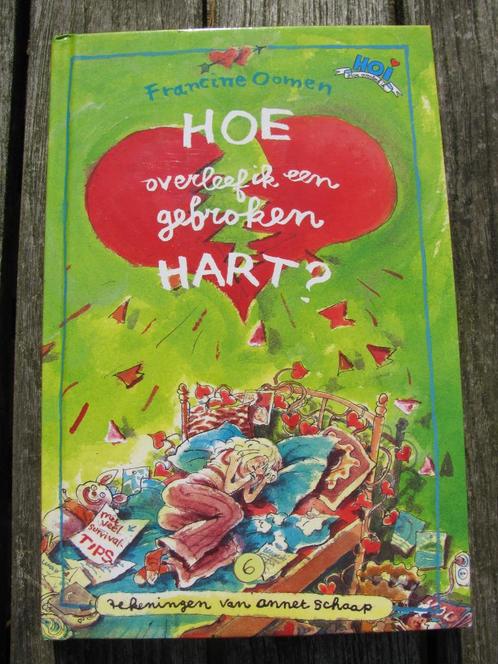 Hoe overleef ik een gebroken hart? Francine Oomen (HOI), Boeken, Kinderboeken | Jeugd | 10 tot 12 jaar, Zo goed als nieuw, Fictie