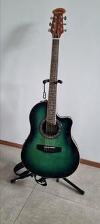 Westerngitaar met pickup, tuner en equalizer in nieuwstaat, Ophalen, Zo goed als nieuw, Western- of Steelstringgitaar